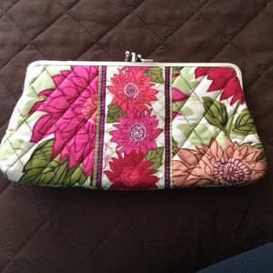 Vera Bradley floral clutch